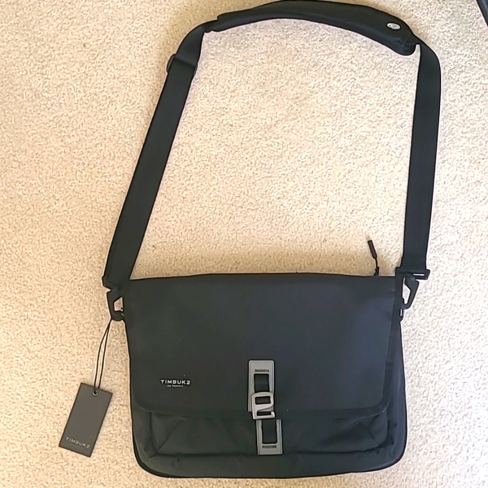 Timbuk2 Corp Transit Briefcase, Black, New